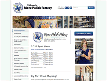 Tablet Screenshot of morepolishpottery.com